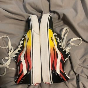 Old skool flame vans